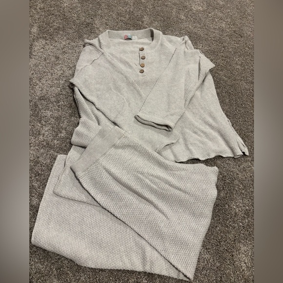 Free People Hailee Sweater Set - Grey - Picture 1 of 3